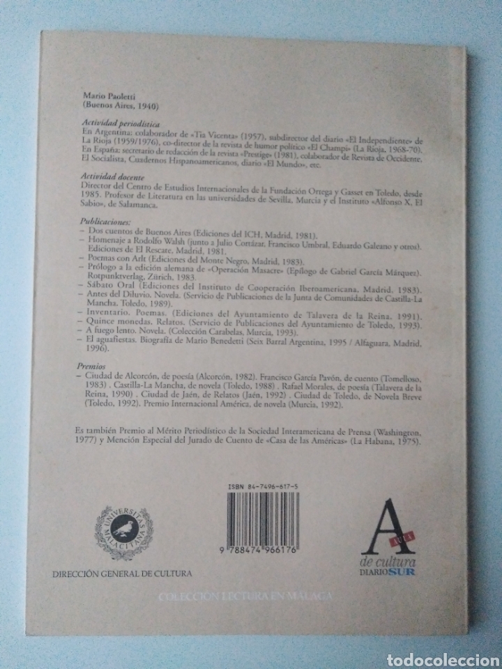 Libros de segunda mano: Mario Paoletti/Un argentino del Perchel - Foto 2