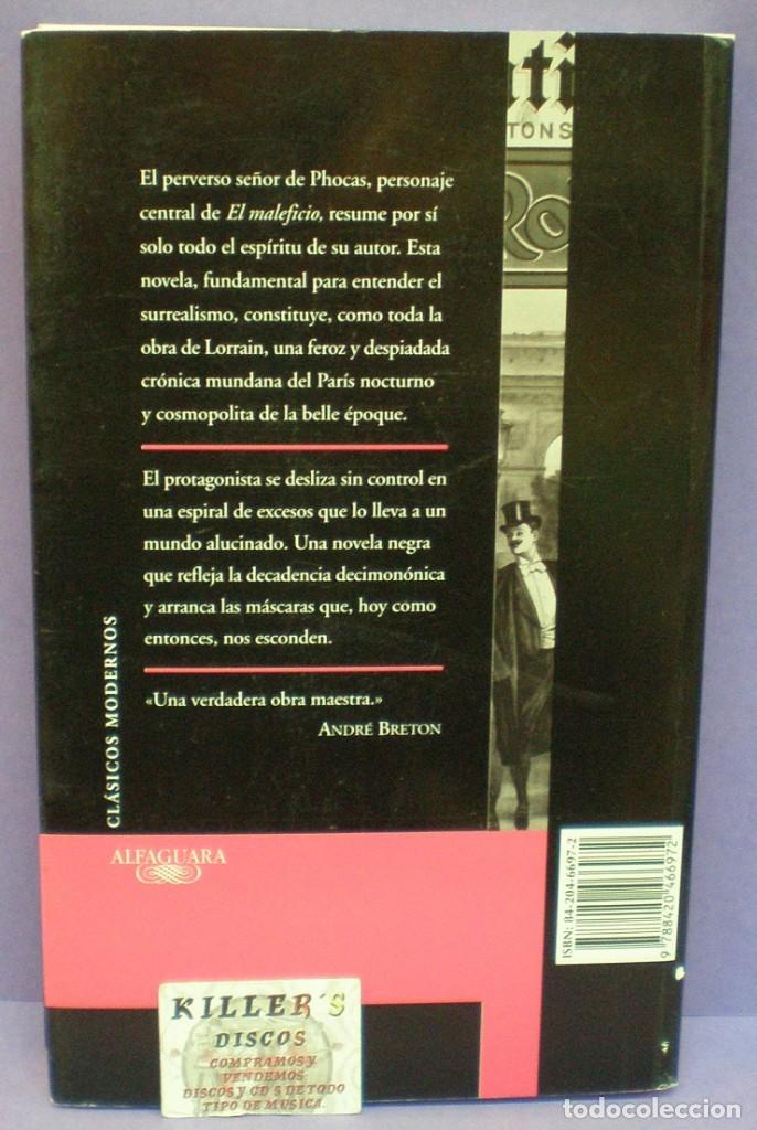 Libros de segunda mano: El Maleficio - Jean Lorrain - Foto 2