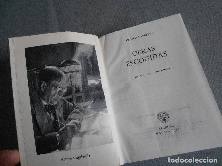 Libros de segunda mano: ARTURO CAPDEVILA. OBRAS ESCOGIDAS - Foto 2