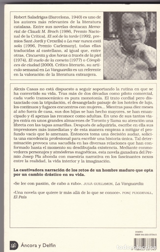 Libros de segunda mano: Libros. Robert Saladrigas. La Libreta amarilla 2005 - Foto 3