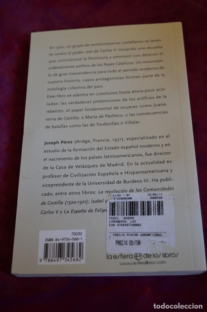 Libros de segunda mano: JOSEPH PEREZ, LOS COMUNEROS, LA ESFERA DE LOS LIBROS. - Foto 2