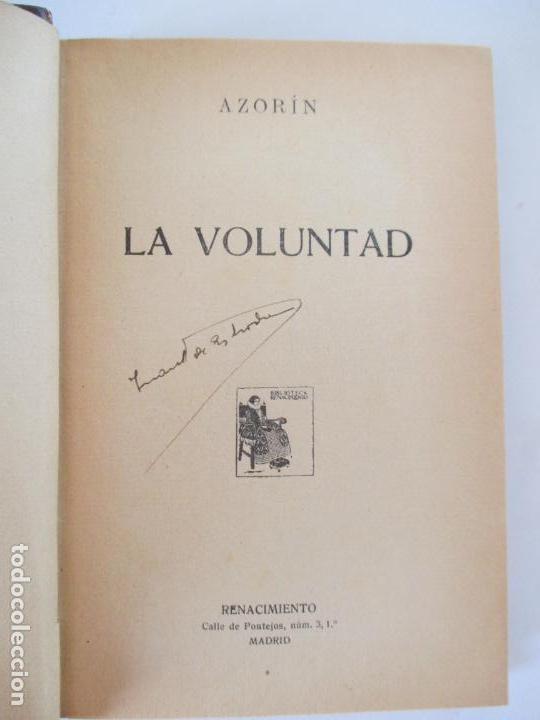 Libros de segunda mano: AZOR&Iacute;N. LA VOLUNTAD. RENACIMIENTO MADRID. - Foto 2
