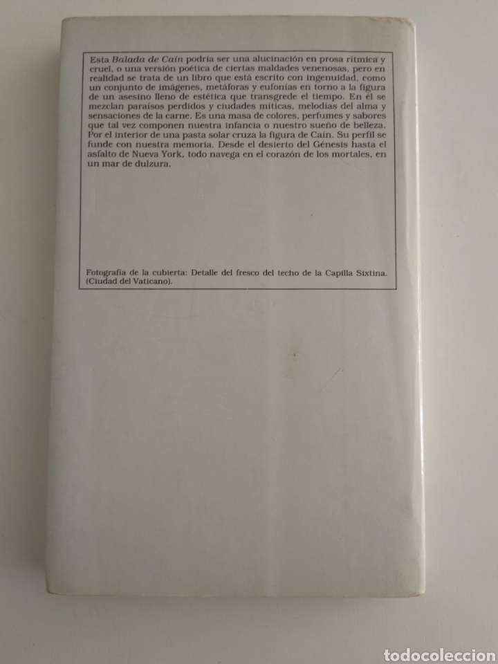 Libros de segunda mano: BALADA DE CA&Iacute;N/MANUEL VICENT - Foto 2