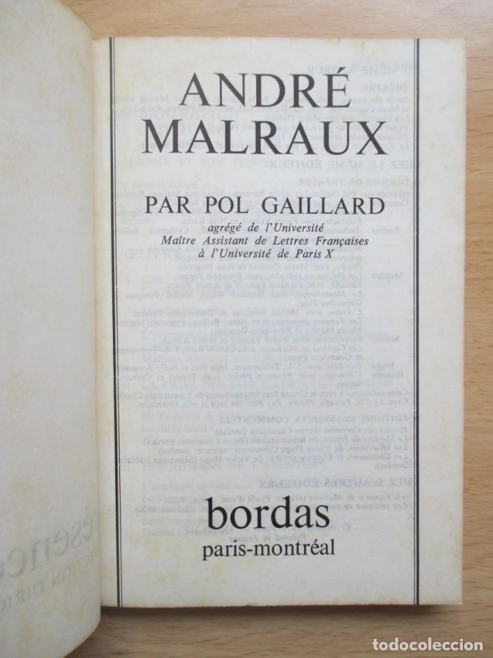 Libros de segunda mano: Andr&eacute; Malraux, de Pol Gaillard - Foto 3