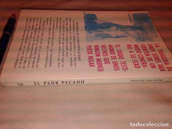 Libros de segunda mano: EL PEOR PECADO, HELMUTH VON SOHEL, B3 - Foto 2