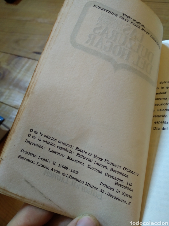 Libros de segunda mano: LAS DULZURAS DEL HOGAR. FLANNERY OCONNOR #0965 - Foto 3