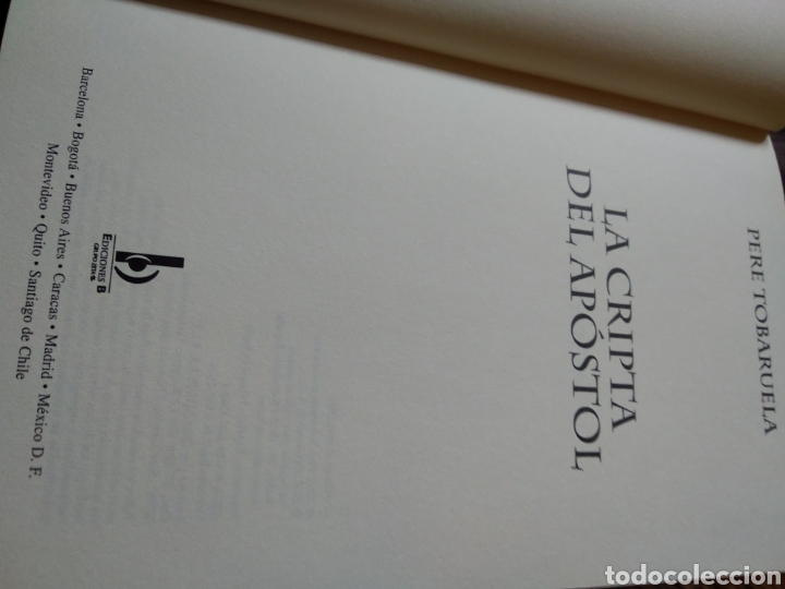 Libros de segunda mano: LA CRIPTA DEL AP&Oacute;STOL. PERE TOBARUELA #2145 - Foto 2