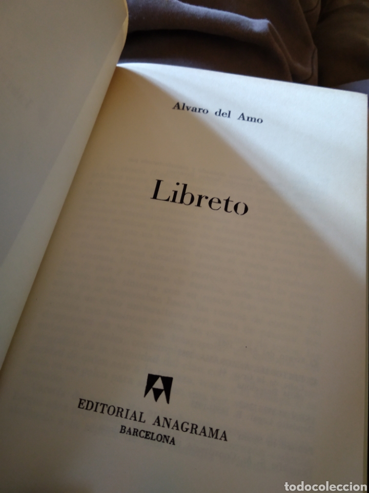 Libros de segunda mano: LIBRETO. ALVARO DEL AMO #1303 - Foto 2
