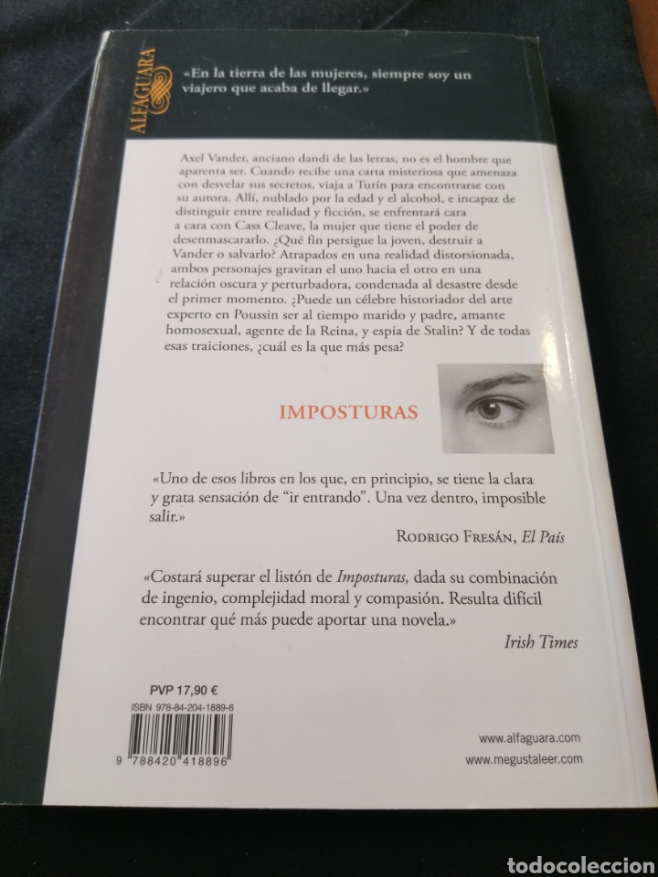 Libros de segunda mano: Imposturas. John Banville - Foto 3