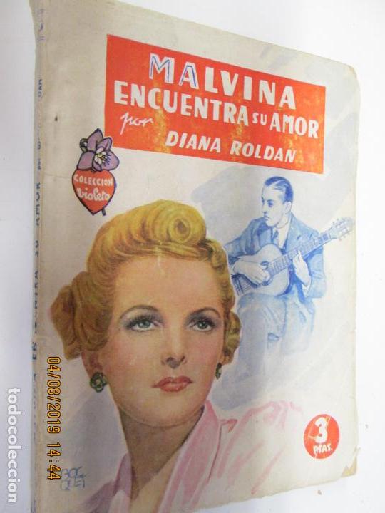 Libri di seconda mano: MALVINA ENCUENTRA SU AMOR - DIANA ROLDAN - COLECCI&Oacute;N VIOLETA.