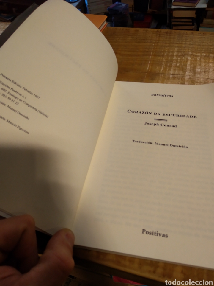 Libros de segunda mano: CORAZ&Oacute;N DA ESCURIDADE. JOSEPH CONRAD #0252 - Foto 2