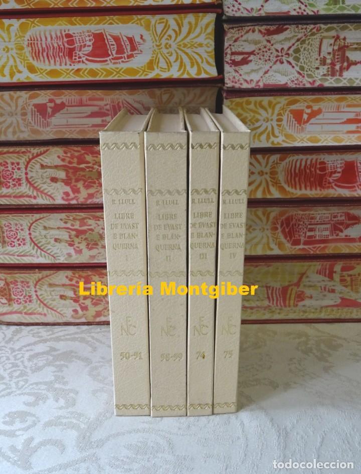 Libros de segunda mano: LIBRE DE EVAST E BLANQUERNA . 4 Vols.    Autor :  Llull, Ramon - Foto 1