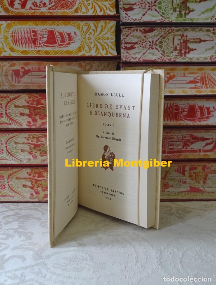 Libros de segunda mano: LIBRE DE EVAST E BLANQUERNA . 4 Vols.    Autor :  Llull, Ramon - Foto 4