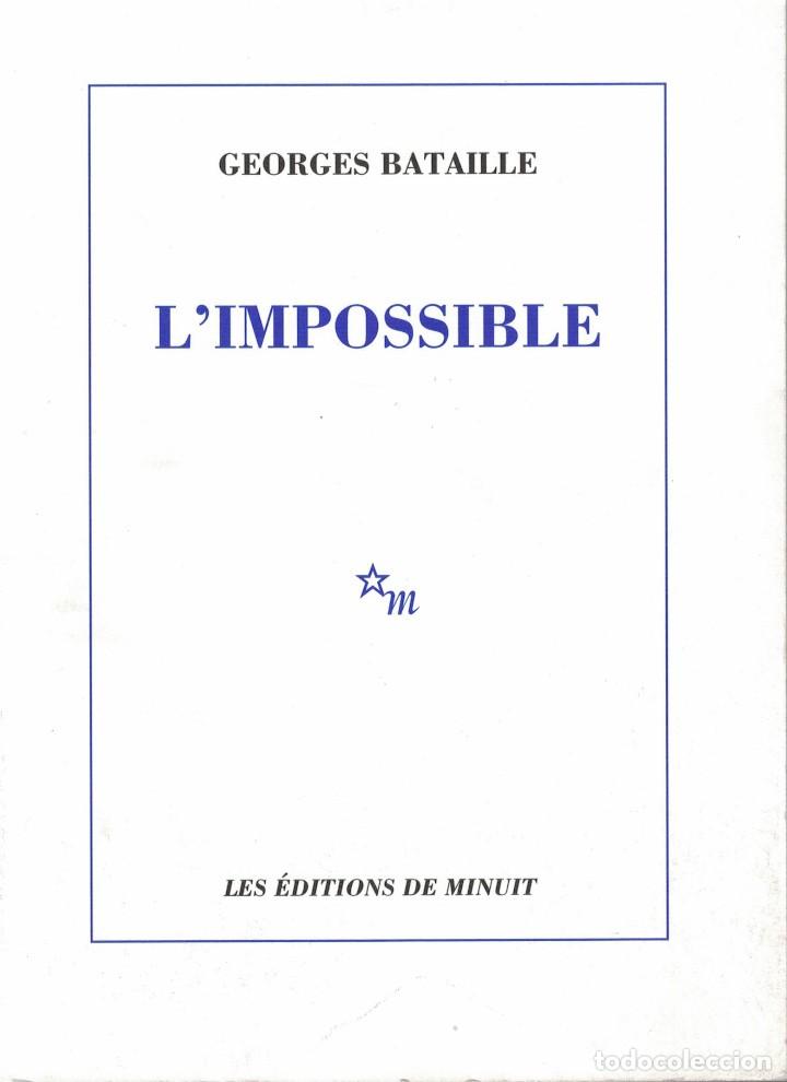 Libros de segunda mano: Georges Bataille, Limpossible - Foto 1