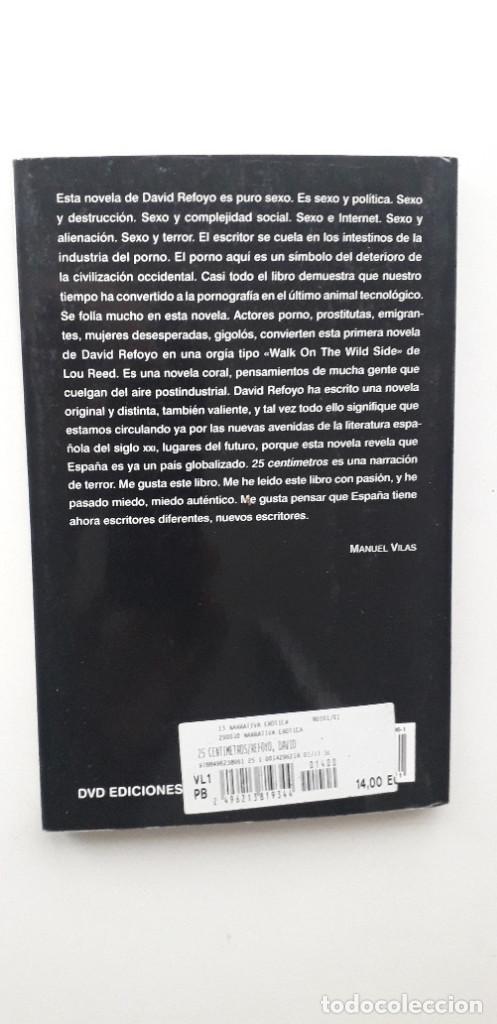 Libros de segunda mano: 25 CENTIMETROS - DAVID REFOYO - Foto 3