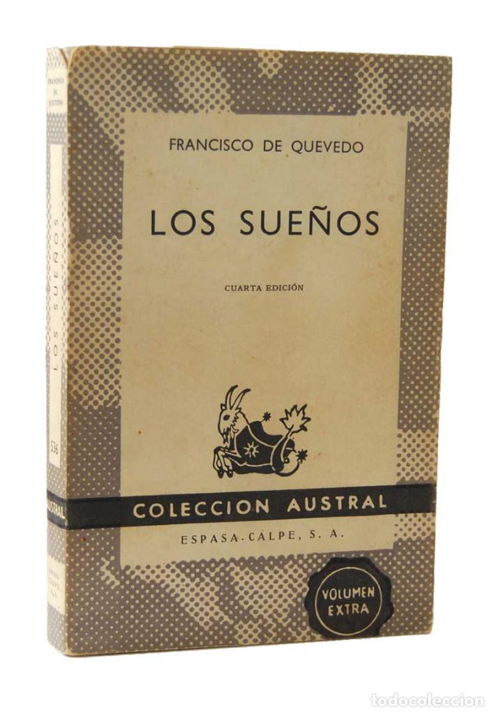 Libros de segunda mano: Los Sue&ntilde;os - Francisco de Quevedo. Espasa Calpe - Foto 1