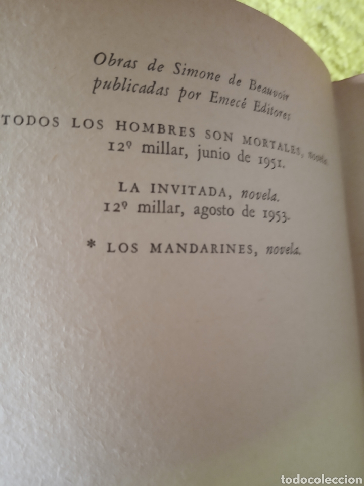Libros de segunda mano: La invitada. Simone de Beauvoir - Foto 4