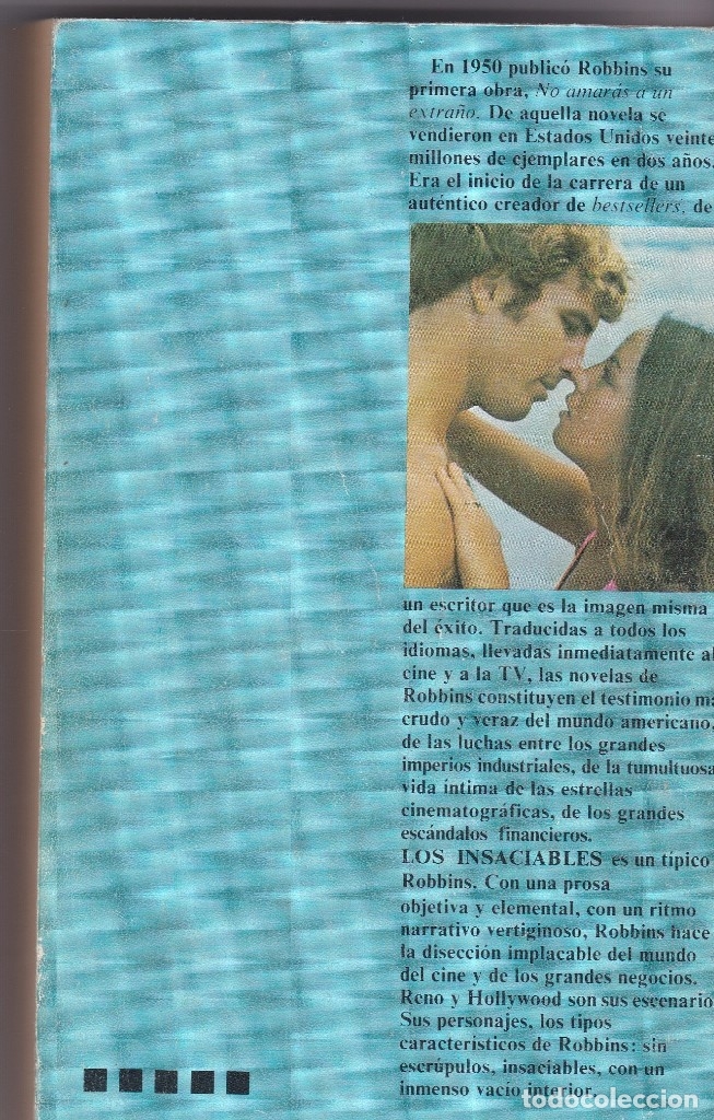 Libros de segunda mano: Libros. Harold Robbins. Los Insaciables 1976 - Foto 3
