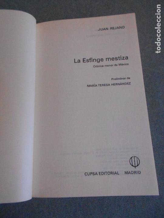 Libros de segunda mano: LA ESFINGE MESTIZA - Foto 4