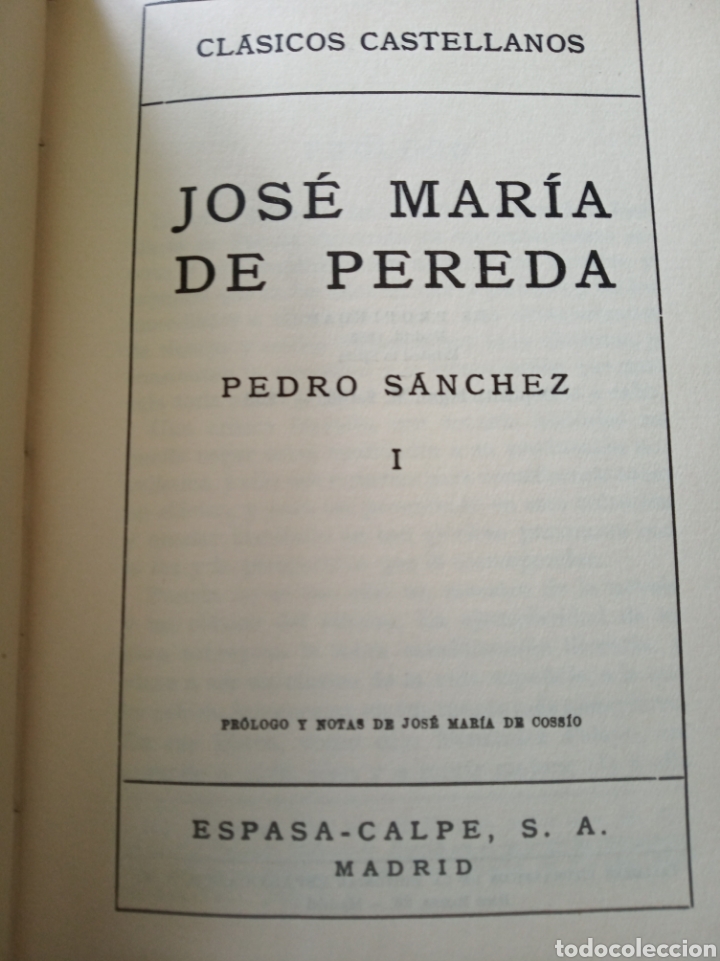 Libros de segunda mano: Pedro S&aacute;nchez. Jos&eacute; Mar&iacute;a de Pereda - Foto 3