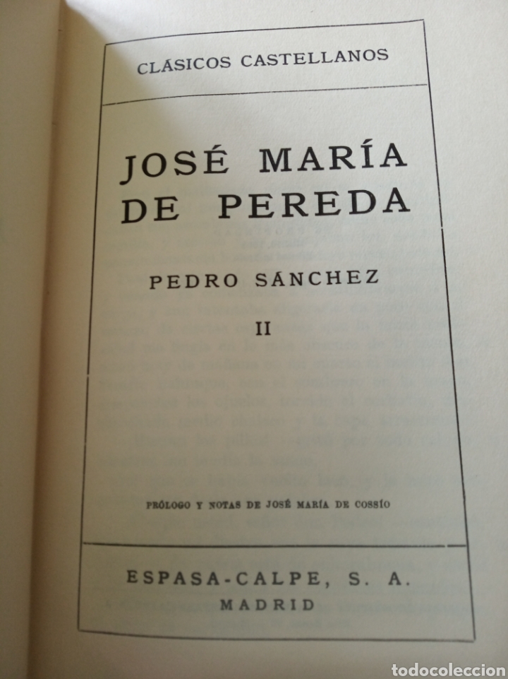 Libros de segunda mano: Pedro S&aacute;nchez. Jos&eacute; Mar&iacute;a de Pereda - Foto 4