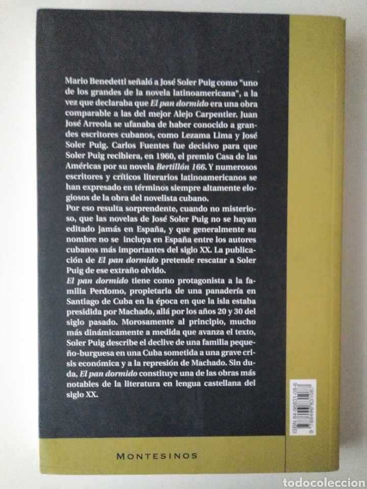 Libros de segunda mano: El pan dormido / Jos&eacute; Soler Puig. - Foto 2