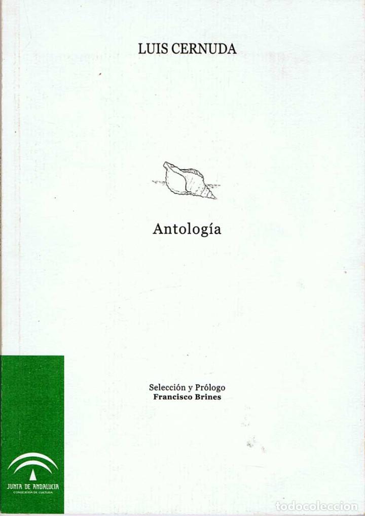 Libros de segunda mano: Antolog&iacute;a - Luis Cernuda - Foto 1