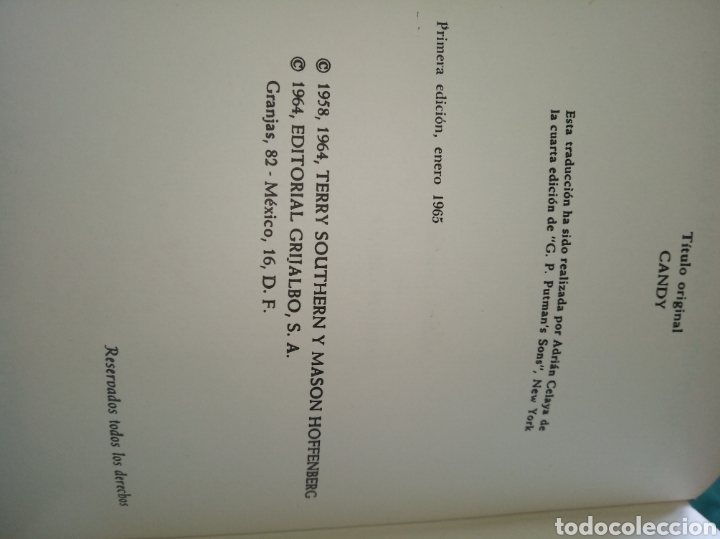 Libros de segunda mano: Candy. Terry Southern, Mason Hoffenberg - Foto 9