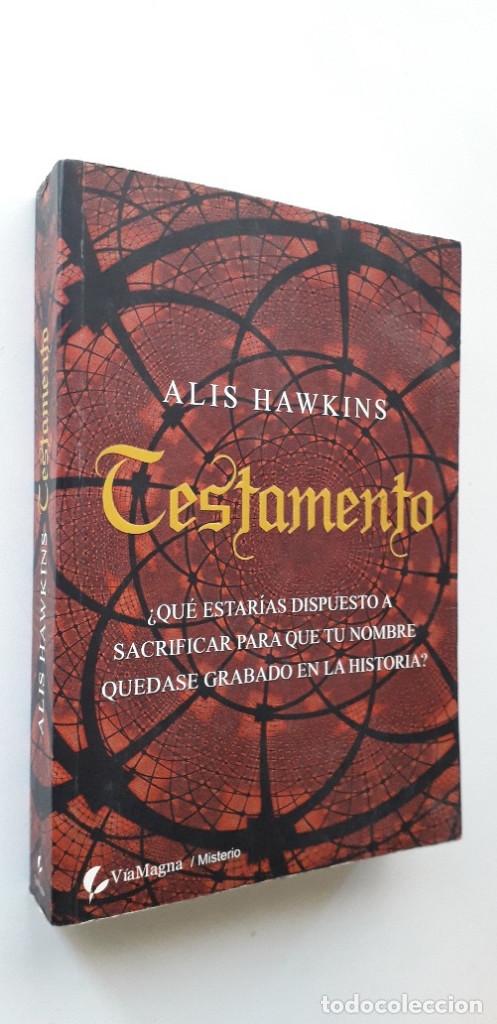 Libros de segunda mano: TESTAMENTO- ALIS HAWKINS - Foto 1