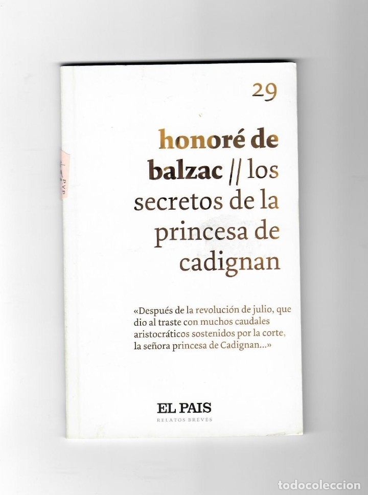 Libros de segunda mano: Honor&eacute; de Balzac - Los secretos de la princesa de Cadignan