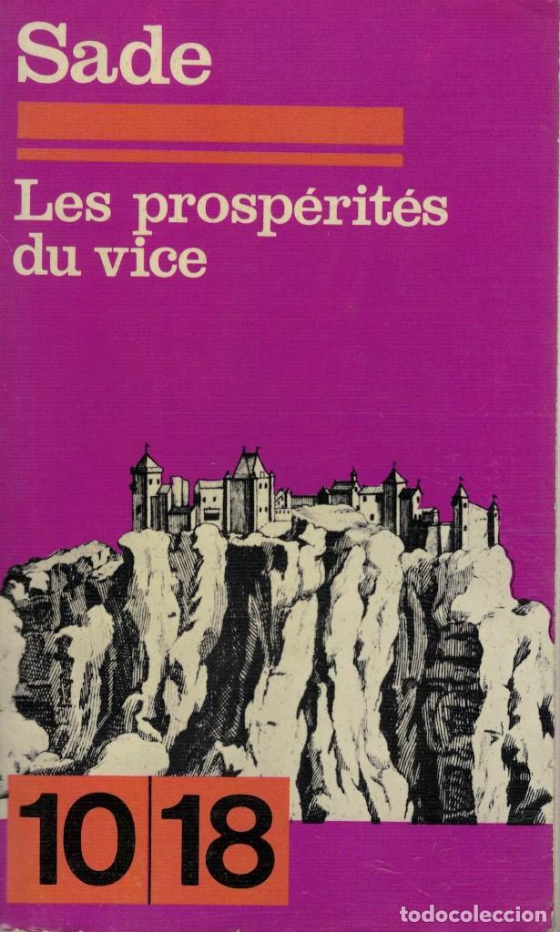 Libros de segunda mano: Sade, Les prosp&eacute;rit&eacute;s du vice - Foto 1