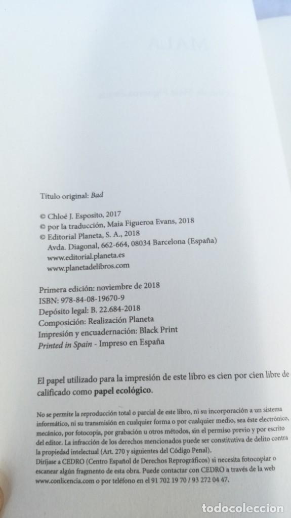 Libros de segunda mano: MALA	 / 	CHLOE ESPOSITO	 / 	PLANETA	 / 		 / 	E302 - Foto 7