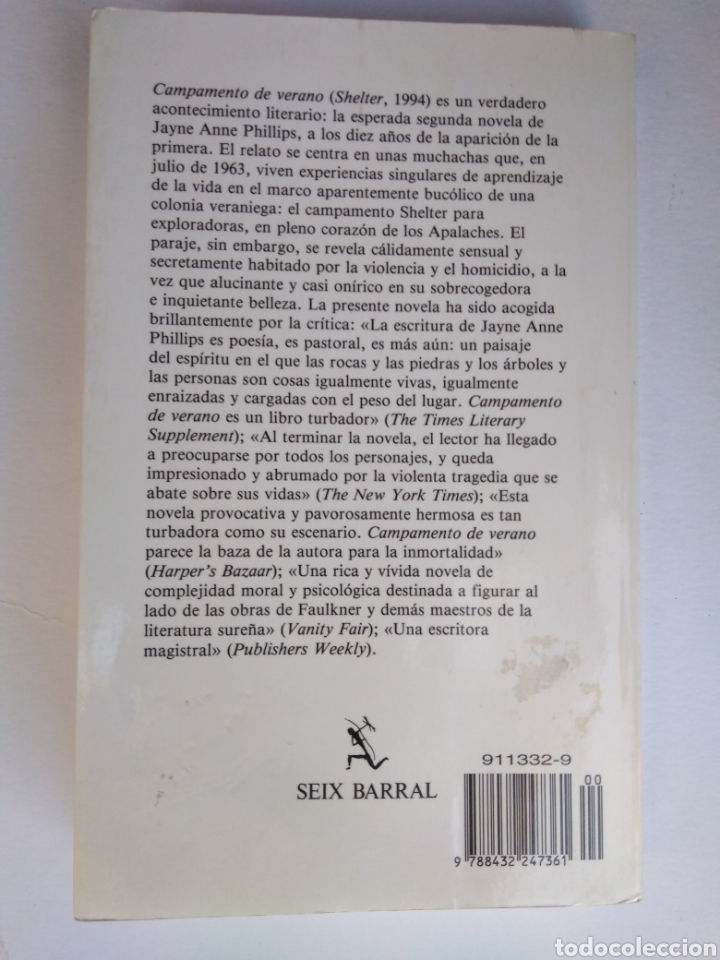 Libros de segunda mano: Campamento de verano / Phillips, Jayne Anne - Foto 2