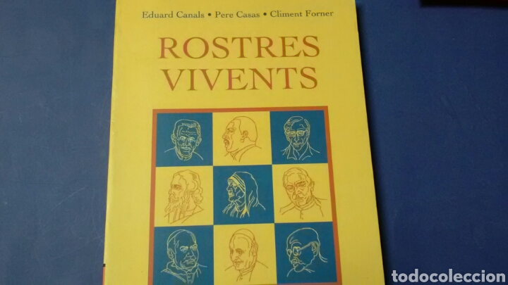 Gebrauchte B&uuml;cher: ROSTRES VIVENTS .Eduard Canals - Pere Casas -Climent Forner Ed.Claret En catal&agrave;n