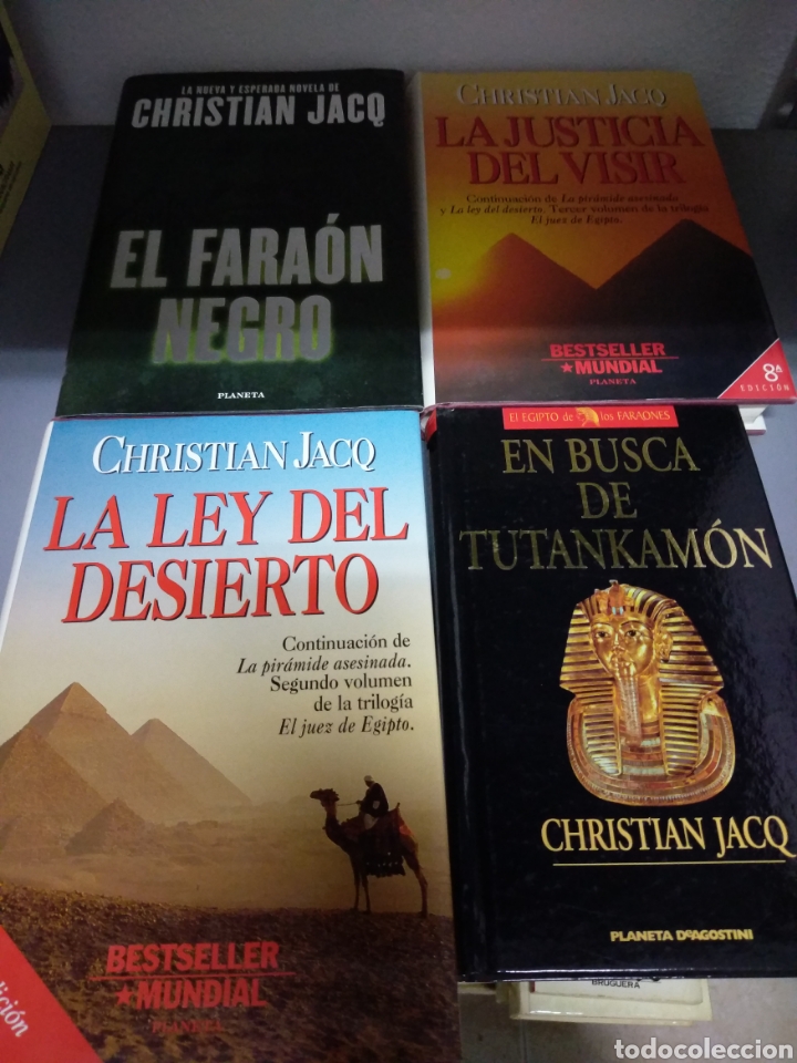 Libros de segunda mano: Lote 4 libros Christian Jacq - Foto 1