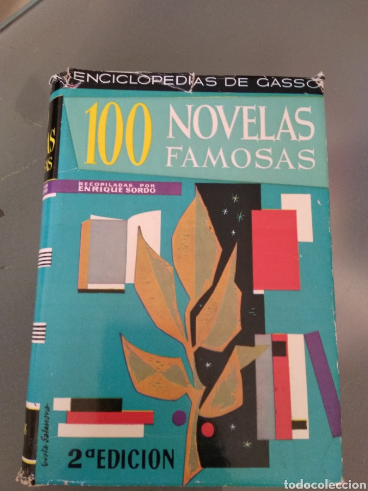 Libros de segunda mano: 100 novelas famosas. Enciclopedia de Gass&oacute;