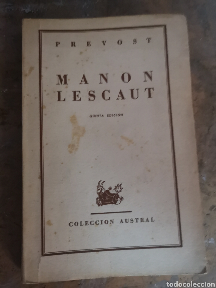 Libros de segunda mano: MANON LESCAUT - ABATE PREVOST - Foto 1
