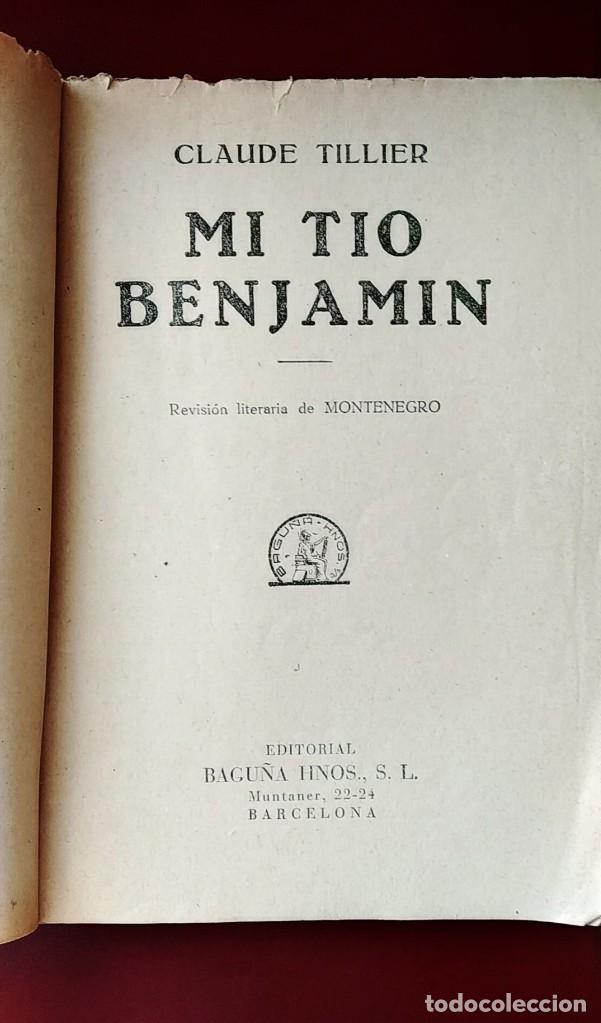 Libros de segunda mano: MI TIO BENJAMIN - Foto 2