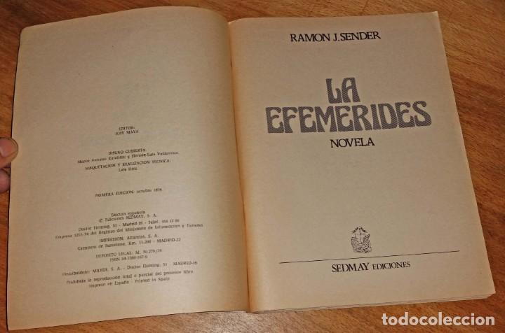 Libros de segunda mano: LA EFEM&Eacute;RIDES - Foto 3