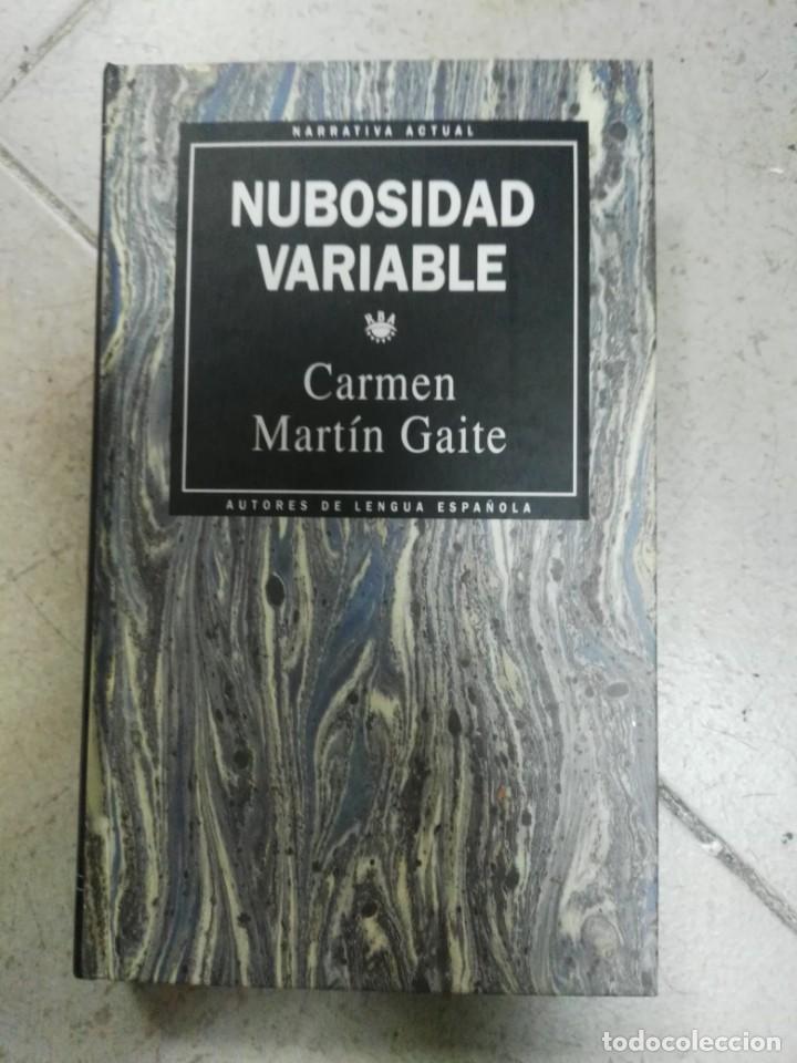 Libros de segunda mano: nubosidad variable carmen mart&iacute;n gaite - Foto 1