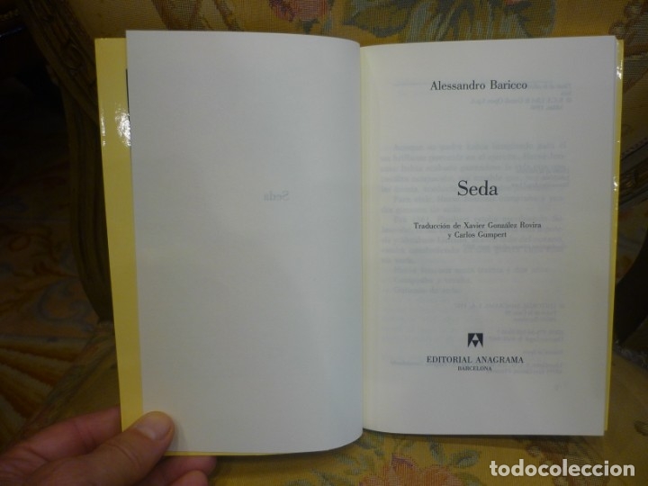 Libros de segunda mano: SEDA, DE ALESSANDRO BARICCO. - Foto 4