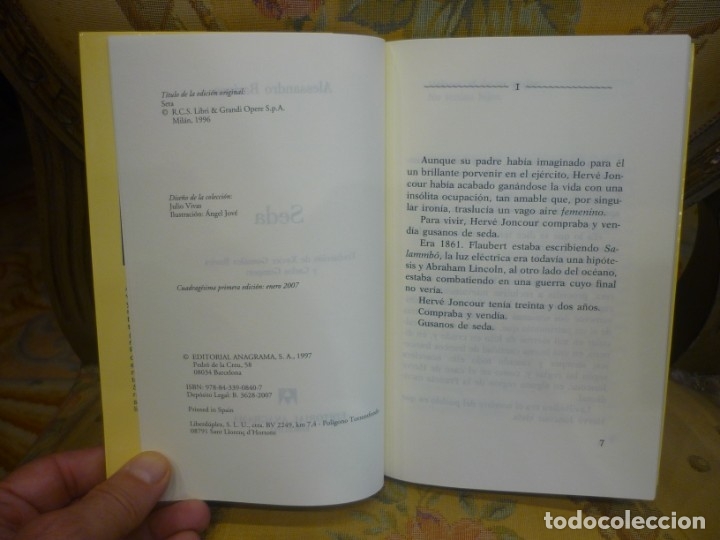 Libros de segunda mano: SEDA, DE ALESSANDRO BARICCO. - Foto 5