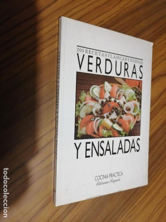 Second hand books: 200 RECETAS CL&Aacute;SICAS Y NUEVAS. VERDURAS Y ENSALADAS. EDICIONES RAYUELA. Buen estado. caj. 57