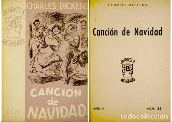Libros de segunda mano: DICKENS, Charles.  Canci&oacute;n de Navidad.  1954. - Foto 1