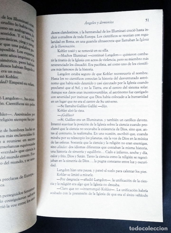 Libros de segunda mano: ANGELES Y DEMONIOS - Dan Brown - Umbriel - Foto 4