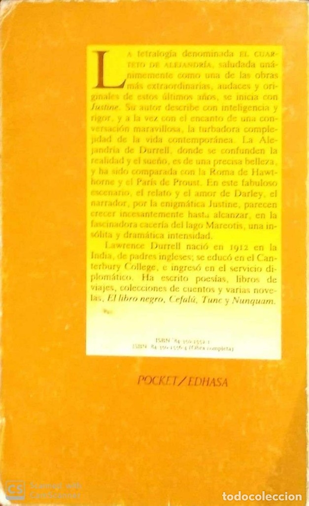 Libros de segunda mano: Justine, de Lawrence Durrell - Foto 2