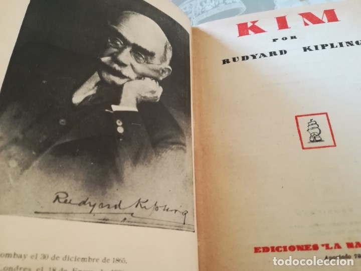 Libros de segunda mano: Kim - Rudyard KIpling - 1946 - Foto 5