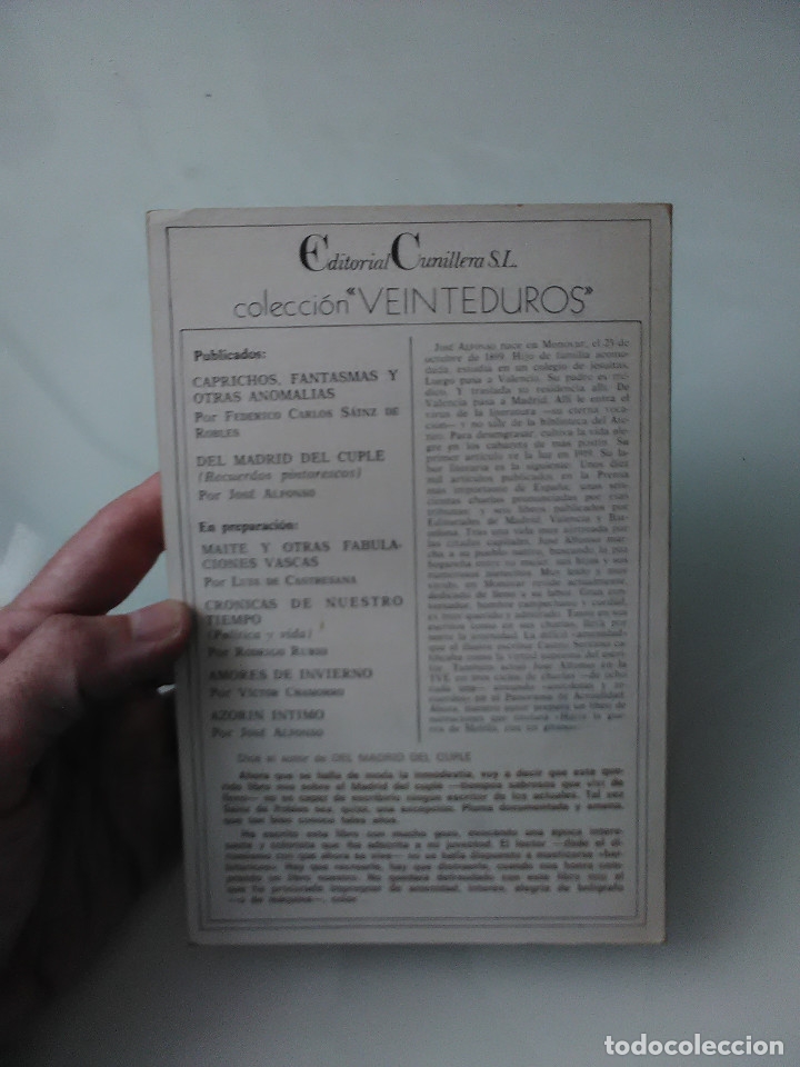 Libros de segunda mano: libro del madrid del cuple - Foto 3