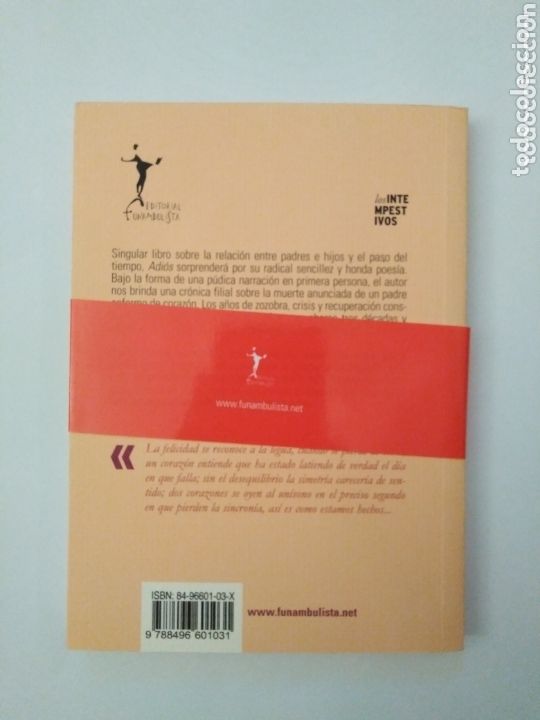 Libros de segunda mano: Adi&oacute;s / Patrice Lelorain - Foto 2