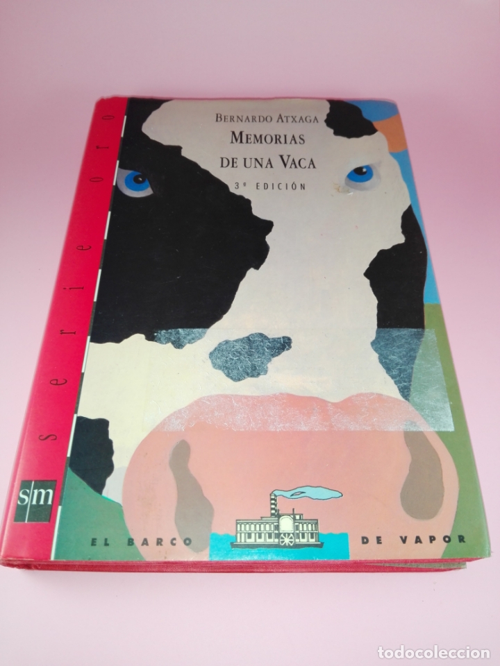 Second hand books: Libro-Memorias de una vaca-3&ordf;edici&oacute;n-1992-Bernardo ATXAGA-El barco de Vapor-Sobrecubierta-Como nuevo
